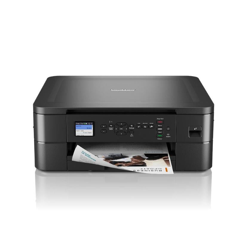 Brother dcpj1050dw stampante multifunzione inkjet a colori 3 in 1,formato a4,connettivita` di rete wireless,stampa fronte-retro automatica,display lcd da 4,5 cm, nero