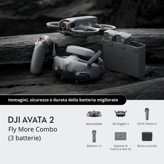 DJI Avata 2 Fly More Combo (3 batterie)